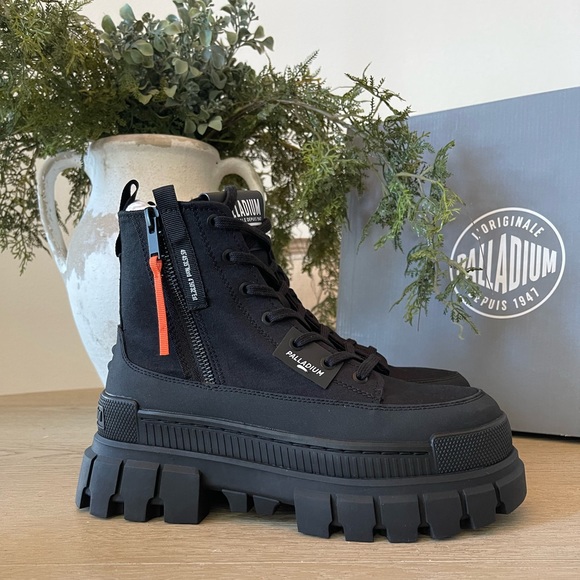 Palladium Shoes Palladium Revolt Boot Zip Tx Boots Blackblack